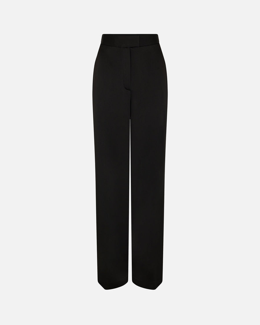 Trousers FOUQUET - PALLAS PARIS -  - BLACK, CARRYOVER, FOUQUET, SATIN, TROUSERS